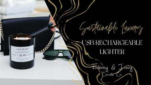 Sustainable Luxury: Why our Rechargeable USB Lighter is a Must-Have for Candle Enthusiasts in Canada