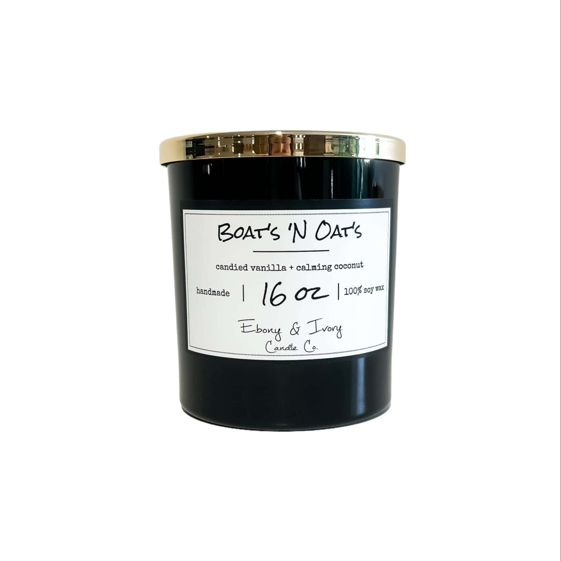 Boats N Oats - Ebony & Ivory Candle Co.-  Candle