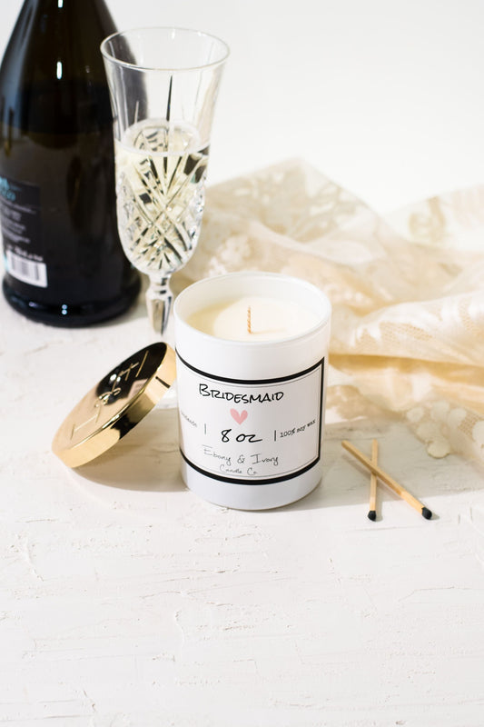 luxury bridesmaid proposal box candles canada wedding gifts