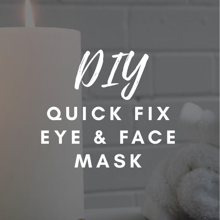 Recipe for DIY quick fix eye & face mask!