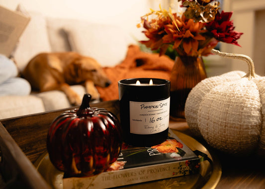 pumpkin spice candle cinnamon nutmeg fall canada