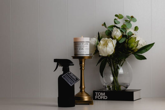 Stairway To Lemon citrus soy candle hand poured in Alberta Canada