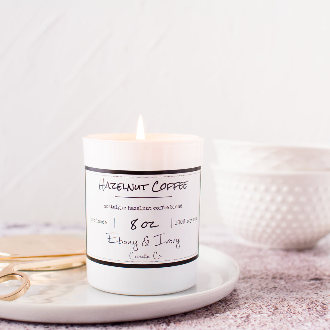 Freshly Brewed Bliss: Cure your craving with our Hazelnut Coffee candle!