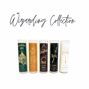 Ebony and ivory candle co's wizarding collection of scented soy wax candles 