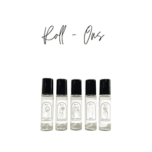 Ebony and Ivory Candle Co's Roll On scent collection